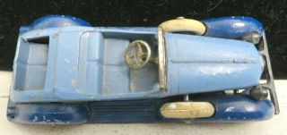 Tootsietoy 1930 ' s Graham Series Car RARE 0611 Light Dark Blue 6 Wheel Roadster 5