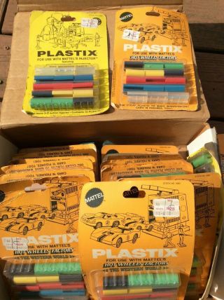 Mattel Plastix For Making Hot Wheels Cars 26 Packages Plus Another