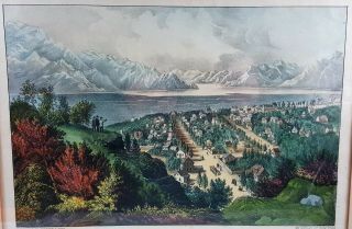 Currier & Ives Lithograph 