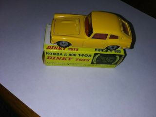 Dinky Toys Honda S 800 1408 Authentic French