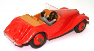 Dinky No.  108 Mg Tf Midget - Civilian Driver - Rare V