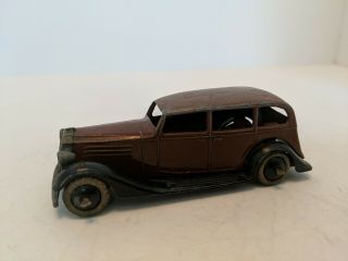 Dinky Toys 36a,  Armstrong Siddeley,  Pre - War,  1937 - 1940 Open Chasis,  Smooth Hubs
