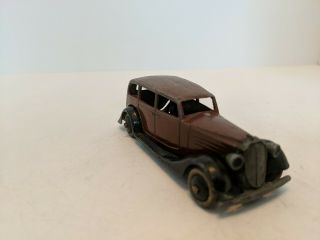 Dinky Toys 36A,  Armstrong Siddeley,  Pre - War,  1937 - 1940 Open Chasis,  Smooth Hubs 3