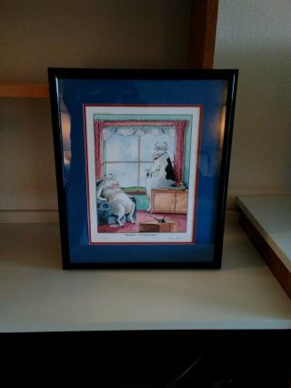 Gary Larson Far Side Signed Limited Edition Lithograph Print 1220/2000