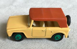 1969 Lesney Matchbox 18 E FIELD CAR Yellow w/ RARE GREEN Hubs; England,  Excel 4