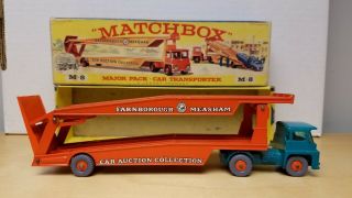 Matchbox Lesney Major Pack No.  M - 8 Car Transporter Rare Gpw