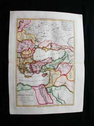 1789 Bonne - Rare Map: Imperii Romani Distracta Pars Orientalis,  Europe,  Turkey