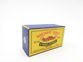 Box For 1958 Moko Lesney Matchbox No.  66 