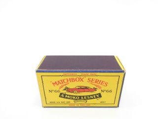 box for 1958 MOKO Lesney Matchbox No.  66 ' CITROEN DS19 ' - - - see photos & more boxes 5