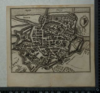 1685 Les Delices De La France,  Engraving Of Metz