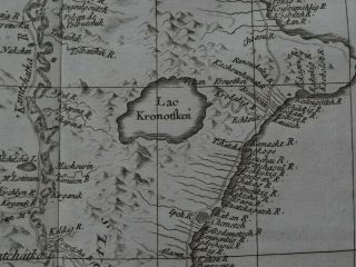 1770 BELLIN Atlas map KAMCHATKA - Carte du Kamchatka - Laurent 5