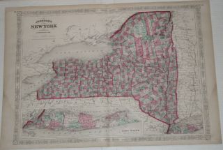 1869 York Map - Johnson 