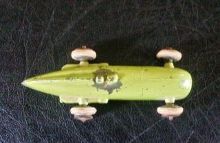 VERY RARE PRE WAR DINKY 23 A TYPE 2 RACING CAR IN OBSCURE LIGHT GREEN COLOUR 4