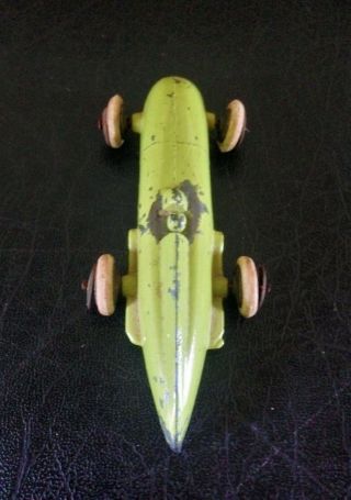 VERY RARE PRE WAR DINKY 23 A TYPE 2 RACING CAR IN OBSCURE LIGHT GREEN COLOUR 6