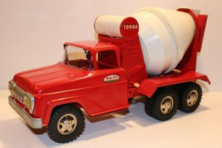 1960 120 Tonka Cement Mixer In Great Played W/ Pressed Steel Look