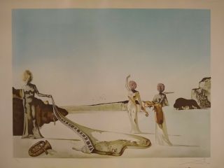 Salvador Dali 1904 - 1989 Pencil Signed And Numbered Lithograph 147/300