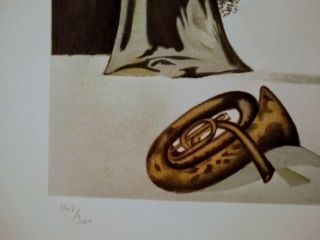 Salvador Dali 1904 - 1989 Pencil signed and numbered Lithograph 147/300 5