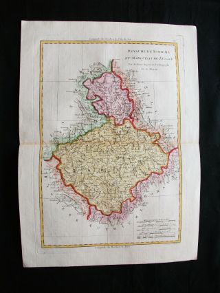 1789 Bonne - Rare Map Of Czech Republic,  Bohemia,  Prague,  Lusatia,  Slovakia.