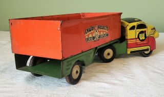 Wyandotte Toys GMC Shark - Nose Cab PICKWAY PROJECTS SIDE DUMP TT TRUCK 40 ' s 7