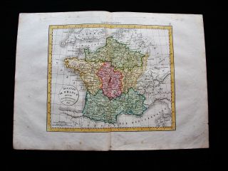 1829 Vaugondy & Delamarche - France,  Brittany,  Cote D 
