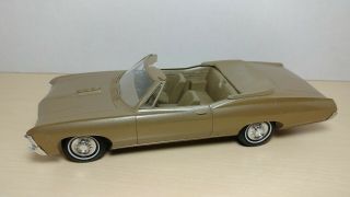 1967 Amt Chevrolet Impala Ss 2d Convertible Promo Car - Light Brown Met - Nm
