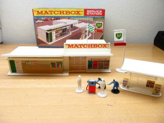 Matchbox Lesney Mg - 1 Bp Services Station With