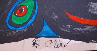 Joan Miro ESCULTOR GREAT BRITIAN Plate Signed Lithograph 2
