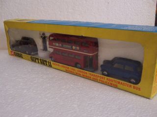 Corgi Gs - 11 Austin Taxi - London Bus - Very Rare Blue Mini - St Issue Box - Mib