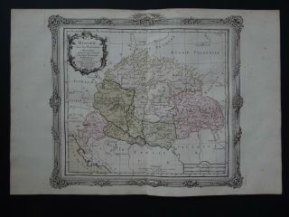 1766 Brion De La Tour Atlas Map Hungary - La Hongrie