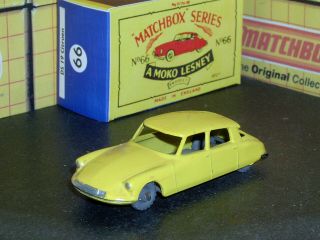 Matchbox Moko Lesney Citroën D.  S.  19 66 A1 Gpw D - C Rare Sc1 Vnm & Crafted Box