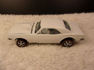 Hot Wheels Redline 1968 US White Enamel Custom Camaro - Restored 2