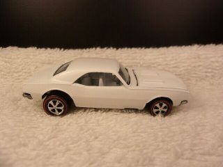 Hot Wheels Redline 1968 US White Enamel Custom Camaro - Restored 6