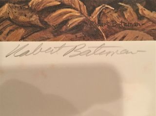 Robert Bateman Courtship Display Turkey Limited Edition Hand Signed Numbered 4