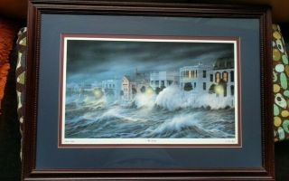 Jim Booth The Storm Matted/ Framed 20 × 28 " Print
