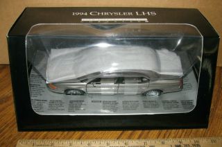 1994 Chrysler Lhs Silver Promo Car 1:24 Die Cast Brookfield Collectors Guild Toy
