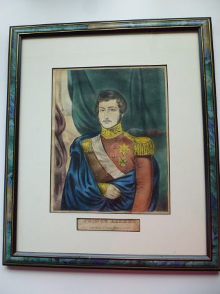 Currier And Ives Lithograph Prince Albert