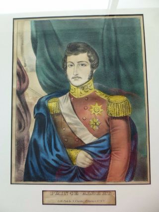 CURRIER AND IVES LITHOGRAPH PRINCE ALBERT 2