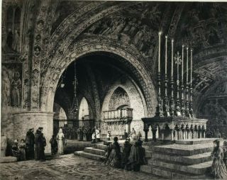 Axel Haig Etching " Church Of St Francis Of Assisi " Signed Dated 1903