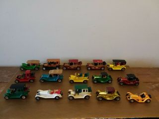 15 Vintage Lesney Matchbox Models Of Yesteryear From 60 