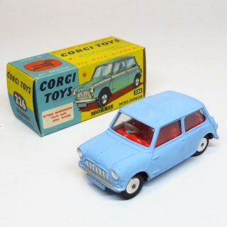 Corgi Toys 226 - Morris Mini Minor - Boxed Mettoy Playcraft Vintage Cooper