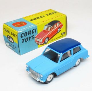 Corgi Toys 216 - Austin A40 Saloon - Boxed Mettoy Playcraft Vintage Rare A.  40