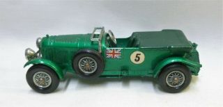 Matchbox Lesney Moy Y - 5 Bentley 1929 Metallic Green Models Of Yesteryear Ex Orig