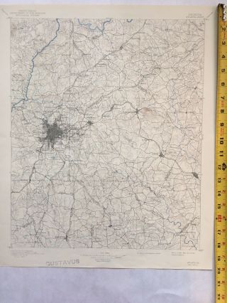 Large Vintage 1895 (1941 Reprint) Map Of Atlanta Usgs Topo Map (16 X 20)