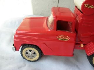Vintage 1960 Tonka Red Cement Mixer Truck 5