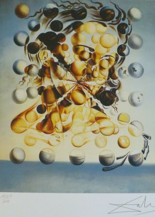 Salvador Dali Galatea Of The Spheres Hand Numbered Plate Signed Lithograph