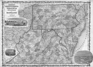 1862 Wv Map Brooke Roane Preston Berkeley County West Virginia History Its Huge
