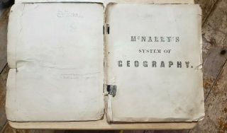 1800s McNally Maps American Geography Antique Old 2