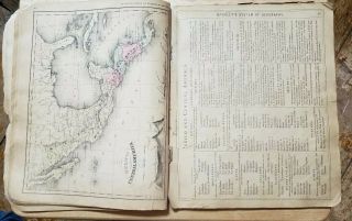 1800s McNally Maps American Geography Antique Old 5