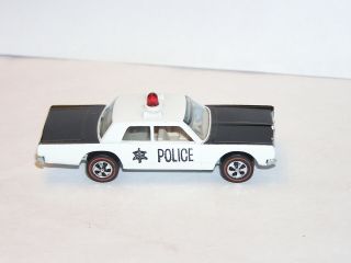 1969 Hot Wheels Redline Police Cruiser All So Bright Gr8 Wheels/base
