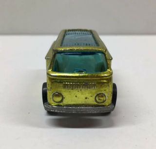 Vintage 1969 Mattel Hot Wheels Redline Volkswagen Beach Bomb VW Bus (YELLOW) 5